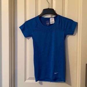 Blue Nike dry fit t shirt xs